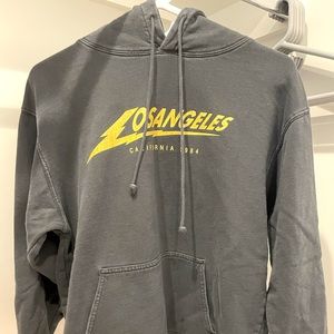 Brandy Melville Black Los Angeles Hoodie